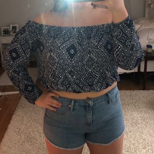 Off the shoulder top